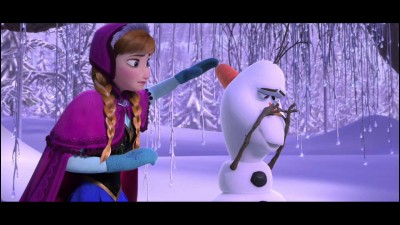 Que dit Olaf quand son nez est une petite carotte ?