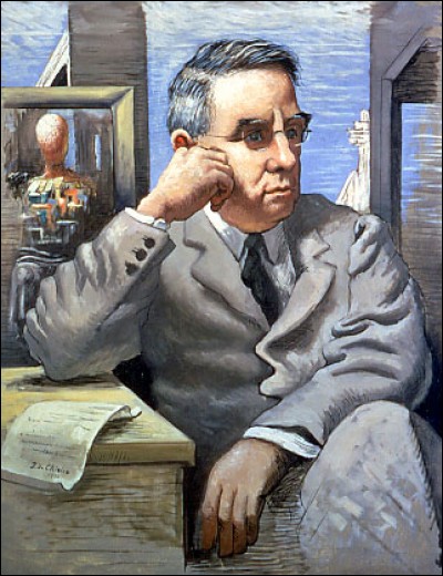 Giorgio de Chirico "..." (1926). Grand collectionneur américain.