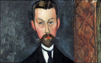 Amedeo Modigliani "Portrait ..." (1911-12). Son premier mentor (1907 jusqu'à sa mobilisation).