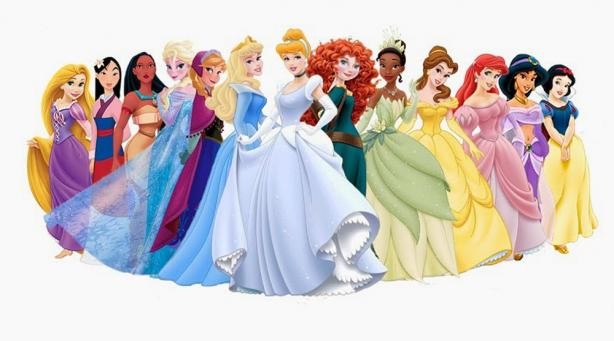 Les princesses Disney : version rigolote