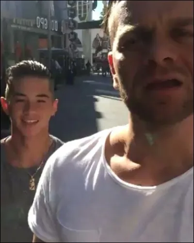 Où est-il allé en vacances avec Kévin, en janvier 2017 ?