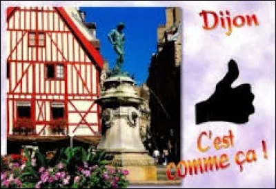 Je vous envoie une carte postale de Dijon. Ancienne capitale des ducs de Bourgogne, connue bien &eacute;videmment pour sa moutarde, elle se situe dans le d&eacute;partement ...