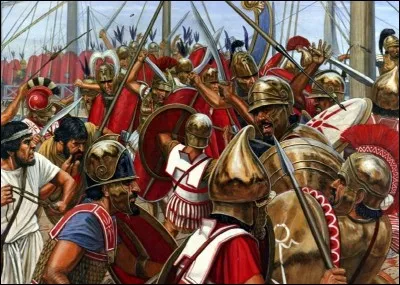 Cette immense armée de mercenaires, devenant très menaçante dans son expansion, affrontera un autre peuple pendant un siècle qui l'expulsera... ? "