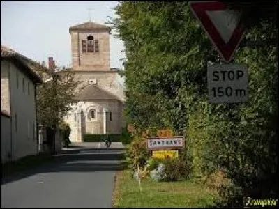 Commune d'Auvergne-Rhône-Alpes, dans l'arrondissement de Bourg-en-Bresse, Sandrans se situe dans le département ...