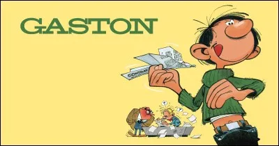 Le chat de Gaston Lagaffe est marron.