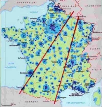 Quelle est la zone la moins peuplée en France ?