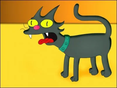 Le chat des Simpson est de couleur :