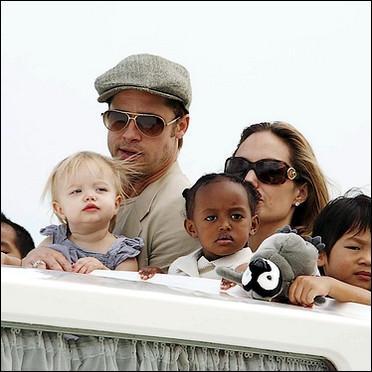Le couple Angelina Jolie et Brad Pitt ont ...