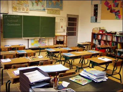 À l'école, tu étais...