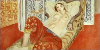 À quel peintre français doit-on cette toile intitulée "L'Odalisque à la culotte rouge" ?