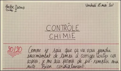 C'est l'heure de faire signer ton bulletin par tes parents.