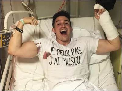 À quelle activité s'est-il blessé ?