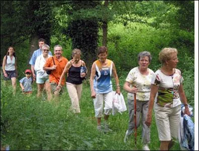 En t, les pistes de ski de fond sont utilises par les marcheurs principalement.