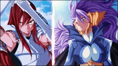 Qui se trouve à côté d'Erza ?