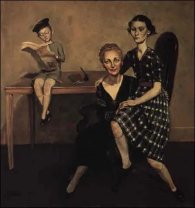 Qui a peint "Portrait de la famille Mouron-Cassandre" ?