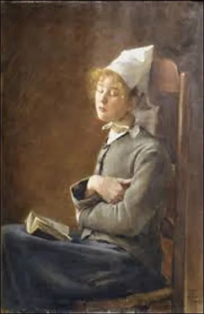 Continuons avec une autre femme artiste peintre. Actuellement conservée au musée des beaux-arts de Carcassonne, ''La Liseuse endormie'' est une huile sur toile réalisée en 1882. Qui l'a peinte ?