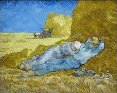 Peinte entre décembre 1889 et janvier 1890 ''La méridienne'' ou ''La sieste'' (d'après Millet) est l'uvre d'un peintre postimpressionniste et symboliste. Qui est l'auteur de ce chef-d'uvre ?