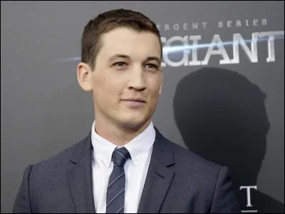 Vrai ou faux ?

C'est Miles Teller.