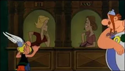 "Les 12 Travaux d'Astérix" : dans la Maison qui rend fou, quel laisser-passer Astérix et Obélix doivent-ils obtenir pour passer à l'épreuve suivante ?