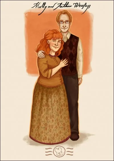 Comment se nomment les parents de Ginny ?