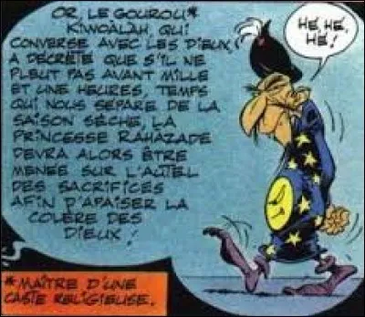 "Astérix chez Rahàzade" : de qui le gourou Kiwoàlàh est-il le cousin ?