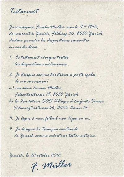 Que donne Dumbledore à Harry et ses amis sur son testament ?