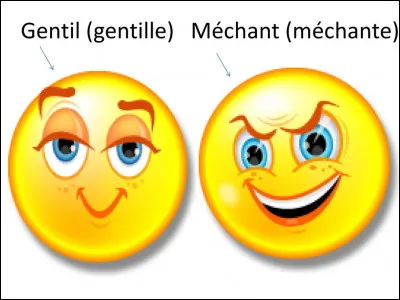En cours, tu es...