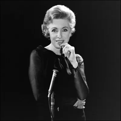 Cette chanteuse et actrice française a lancé la carrière de Georges Brassens. Comment s'appelle-t-elle ?