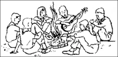 Lors des veillées mangeons-nous des "Chamallows" ou autres friandises ?