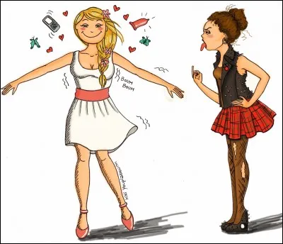 Tu le/la trouves beau/belle.