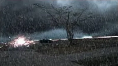 Quant il pleut vraiment fort, on dit qu'il tombe ...