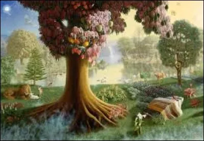 Quels personnages bibliques peut-on associer au jardin d'Éden ?