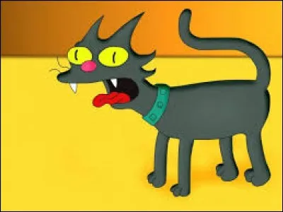 Quel est le nom du chat de la famille Simpson ?