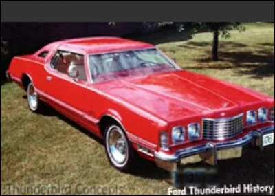 De quelle ann&eacute;e est cette T-Bird ?