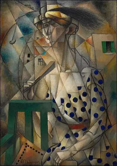 En 1912, Jean Metzinger nous propose une toile intitulée : « Femme à l'éventail ». À quel mouvement artistique, développé à partir de 1907, cet artiste appartient-il ?