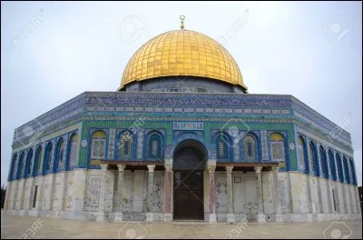 Réponds par vrai ou faux. 
Ce sont les Omeayydes qui ont construit le dôme du rocher à Jérusalem (Al Kuds).