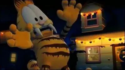 Dans l'épisode « Catzilla », le soir d'Halloween, en quoi Garfield se déguise-t-il ?