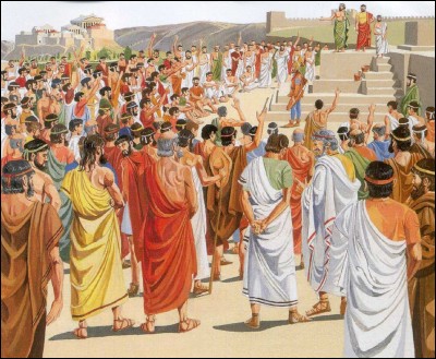 Comment se nommait l'assemblée des citoyens athéniens ?