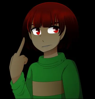 Qu'est-ce que Chara fait à Frisk ?