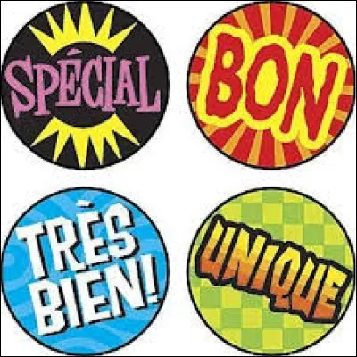 La collection des autocollants est la...