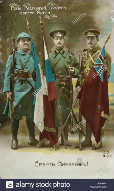 Quels sont les pays qui composent la Triple Entente ?