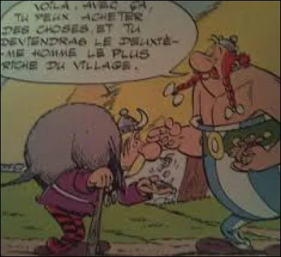"Obélix et Compagnie" : il est un des premiers gaulois du village à être embauché par Obélix pour tailler des menhirs. Qui est-il ?