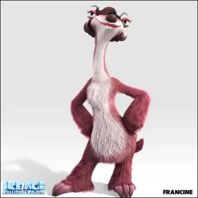 Comment s'appelle la petite copine de Sid au début du film "L'Âge de glace 5" ?