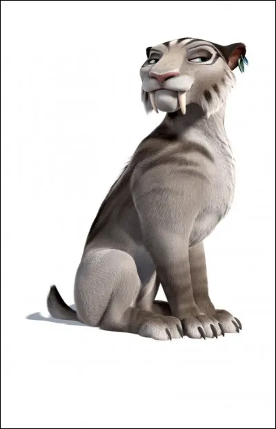 Comment s'appelle la jeune tigresse noire et blanche de l'équipage du bateau ?