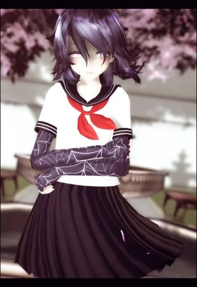 Qu'y a-t-il sur ses bas et sur ses gants (longues mitaines) ?