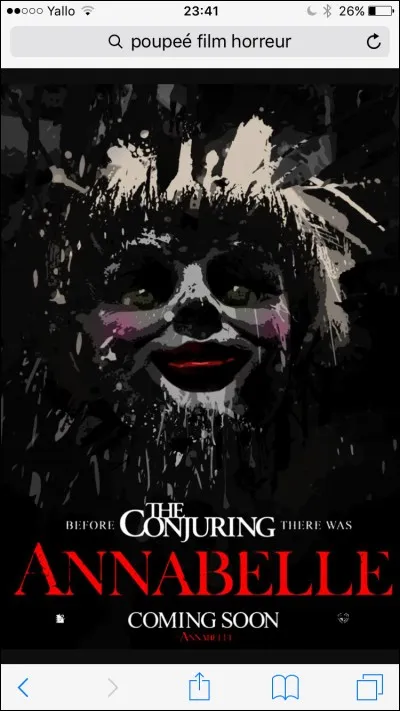 Dans quel film, la poupée tue-t-elle avec une arme ?