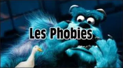 La peur des araignées se nomme ...