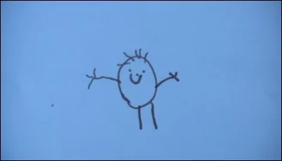 Des bonshommes dessinés par des petits.