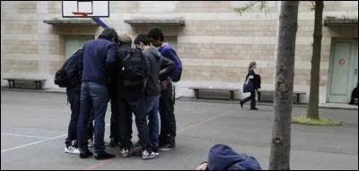 Tu te fais harceler par un groupe de personnes, que fais-tu ?