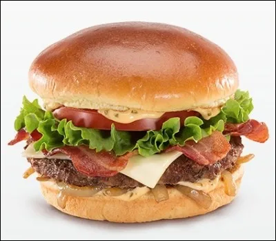 Le hamburger avec le plus d'ingrédients présents dans la préparation.